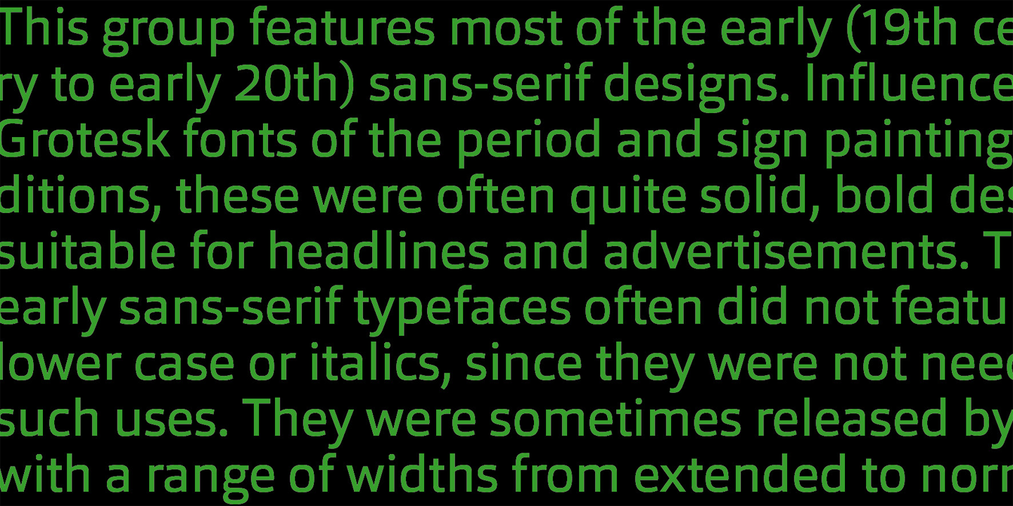 Przykład czcionki Orgon Plan Extra Bold Italic